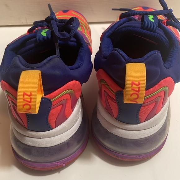 Nike mens shoes Air Max 270 React men’s 270 crimson orange size 9 CD0113 - Picture 5 of 10